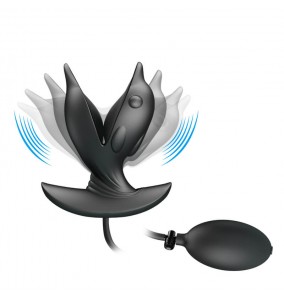 Pretty Love - Hanson Inflate Anal Vibration Massager (Chargeable - Black)